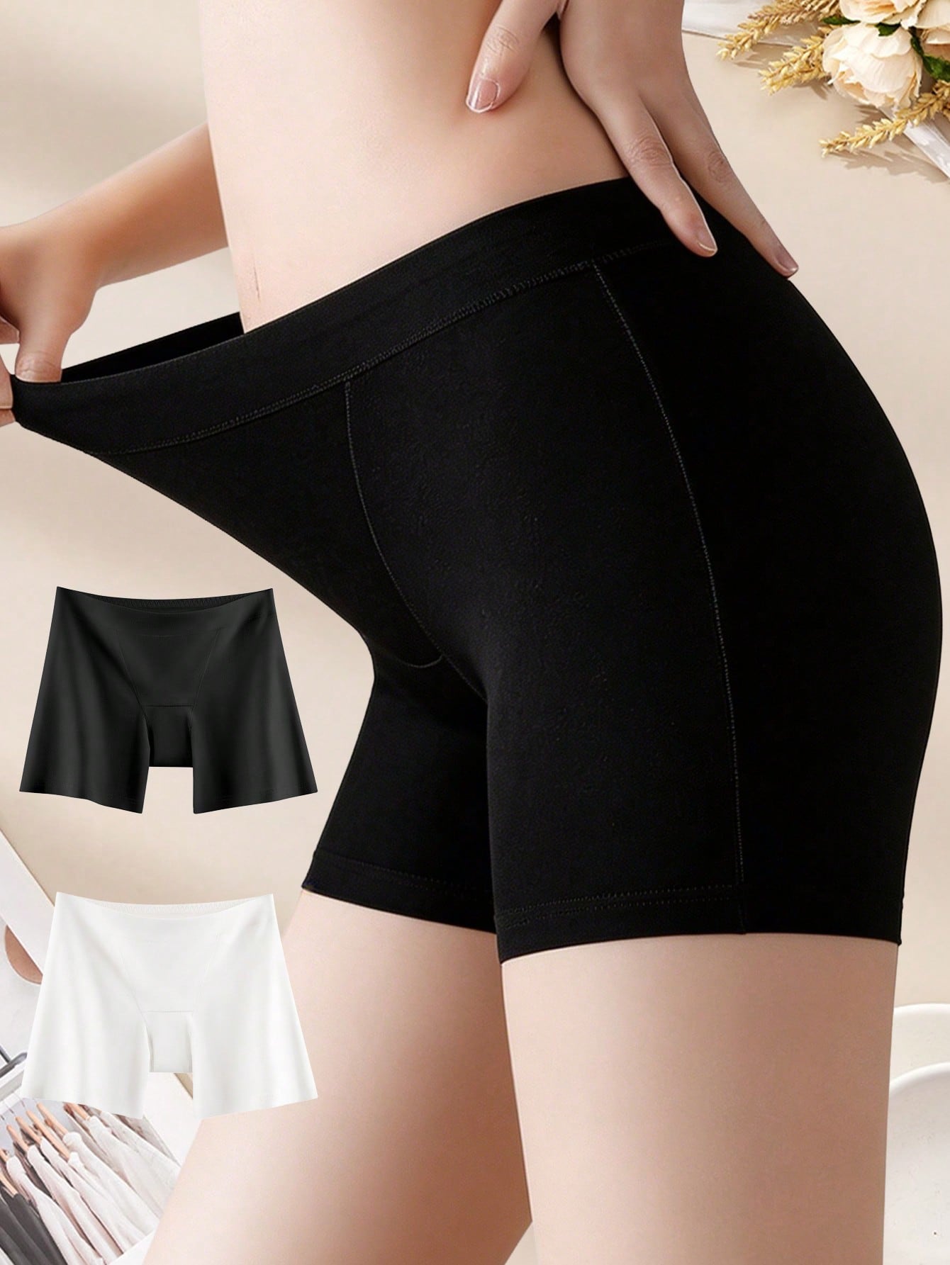 2PCS Cotton Safety Women's Sho - Boxer Brief Pack Cotton review and price