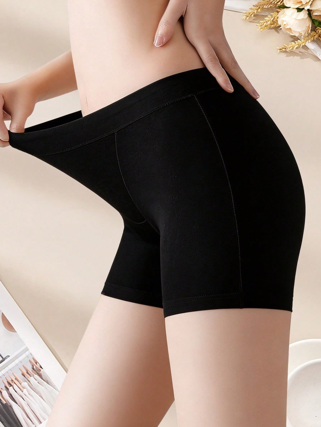 2PCS Cotton Safety Women's Sho - Boxer Brief Pack Cotton review and price