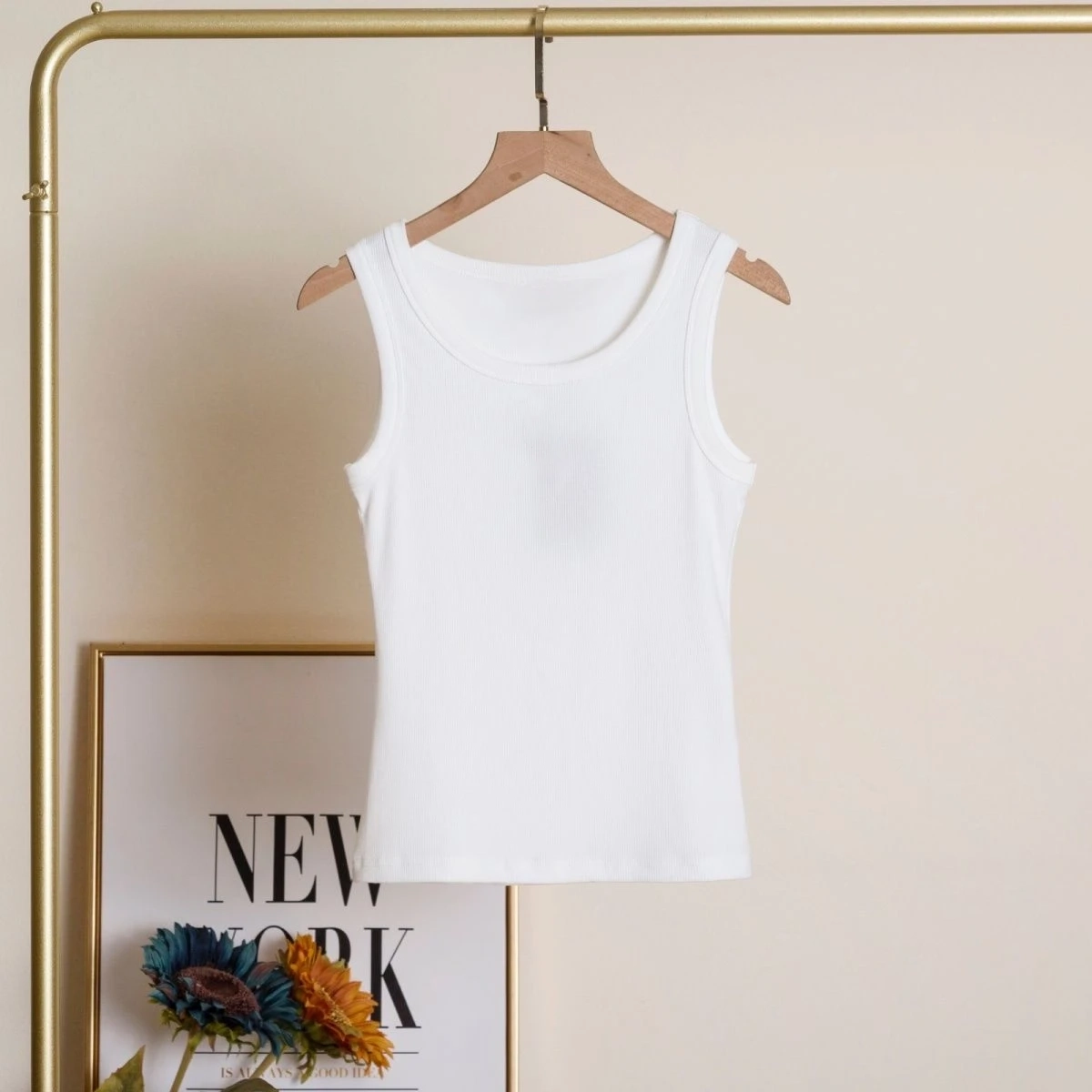 Ribbed Tank with Lady Luck Sku - Tank Top Ribbed review and price