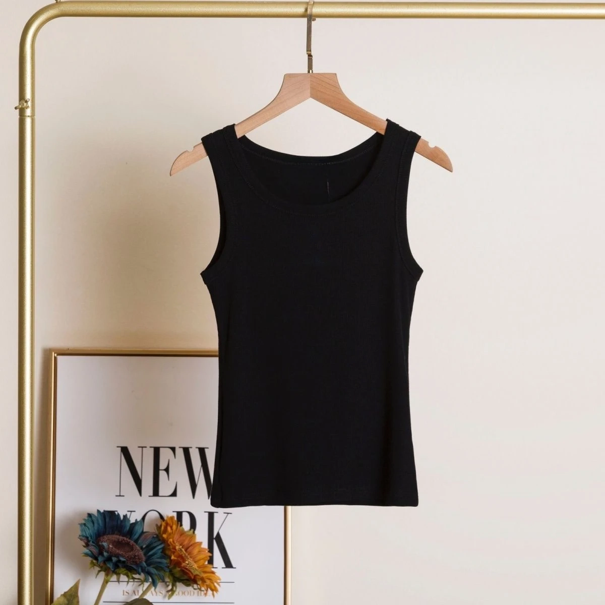 Ribbed Tank with Lady Luck Sku - Tank Top Ribbed review and price